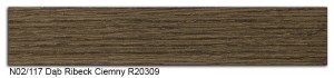 N02-117 Dąb Ribeck Ciemny R20309 SLIDE SMALL